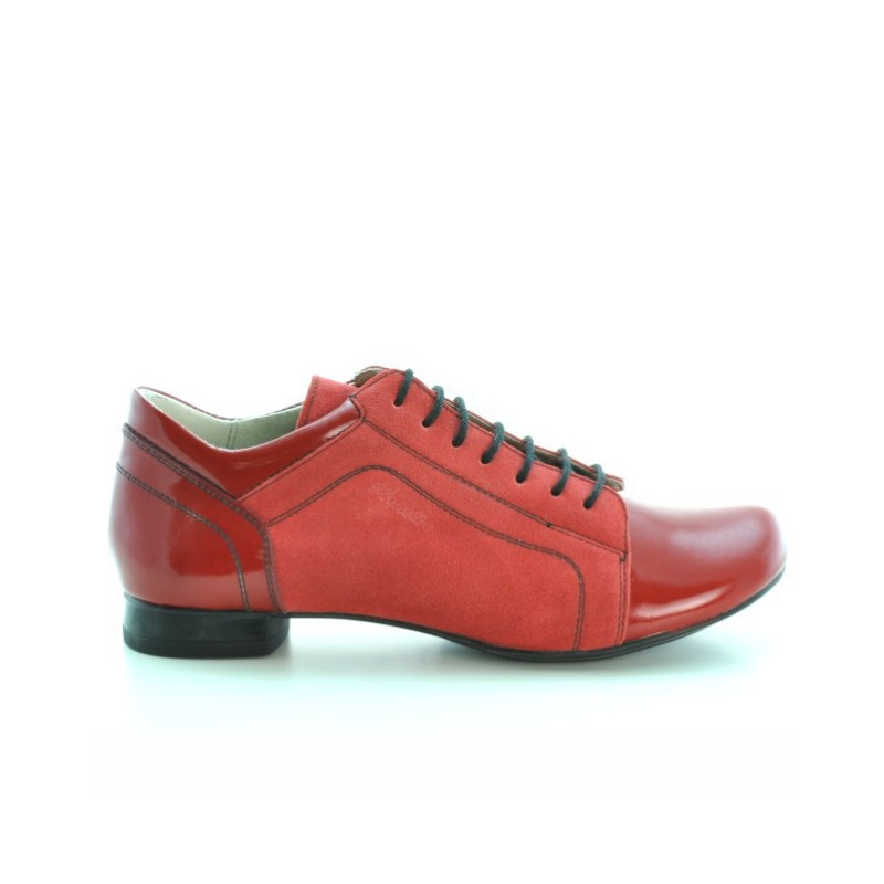 Women casual shoes 645 red combined