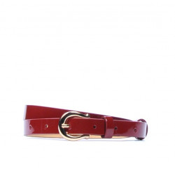 Women belt 04m patent red