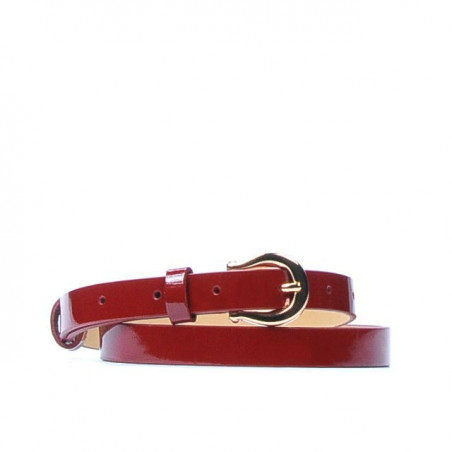 Women belt 04m patent red