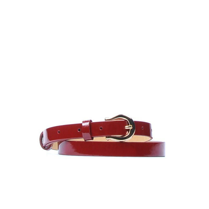 Women belt 04m patent red