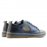 Teenagers stylish, elegant shoes 392 brown+indigo