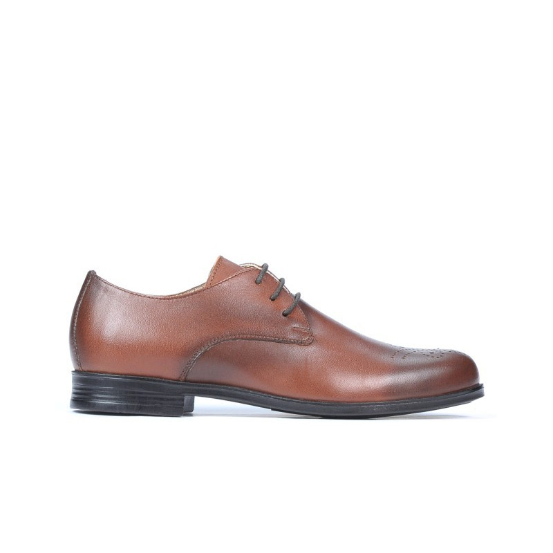 Teenagers stylish, elegant shoes 398 a brown