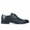 Men stylish, elegant shoes 822 black