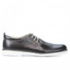 Men casual shoes (large size) 7201m cafe
