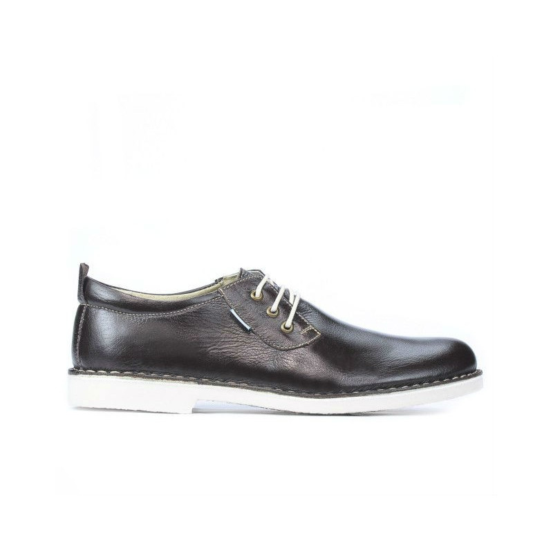 Men casual shoes (large size) 7201m cafe