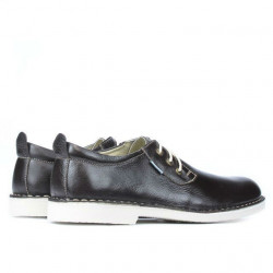 Men casual shoes (large size) 7201m cafe