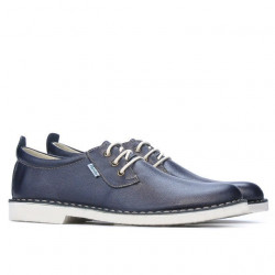 Men casual shoes (large size)  7201m indigo