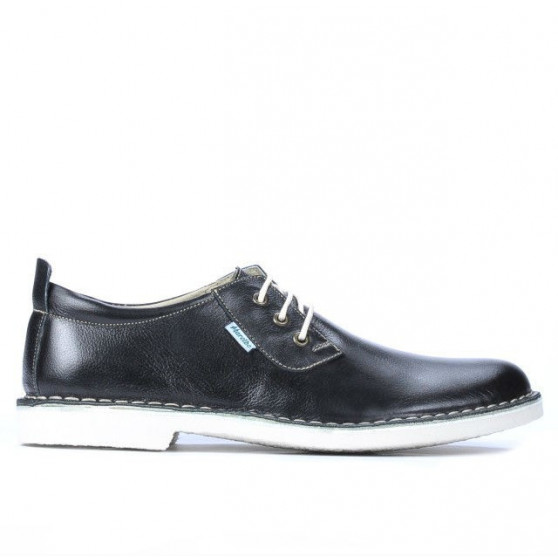 Men casual shoes (large size) 7201m black