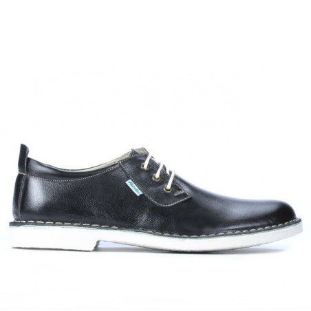 Men casual shoes (large size) 7201m black