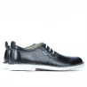 Men casual shoes (large size) 7201m black