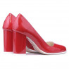 Women stylish, elegant, casual shoes 1254 patent red