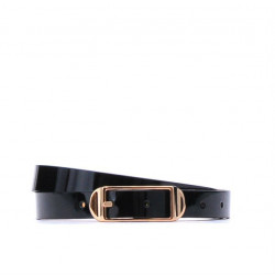 Women belt 03m patent black
