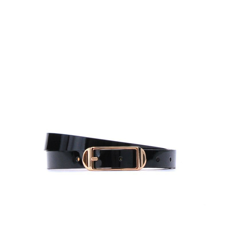 Women belt 03m patent black