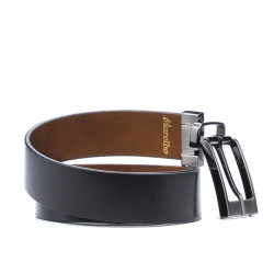 Men belt 08b bicolored black+brown1