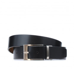 Men belt 08b bicolored black+brown1