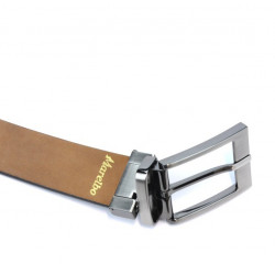 Men belt 08b bicolored black+brown1