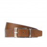 Men belt 08b bicolored black+brown1