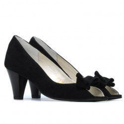 Women sandals 1255 black antilopa 