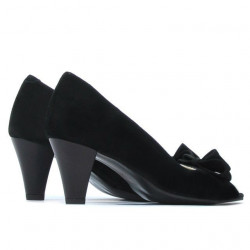 Women sandals 1255 black antilopa 