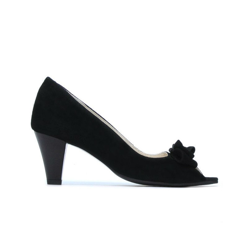 Women sandals 1255 black antilopa 