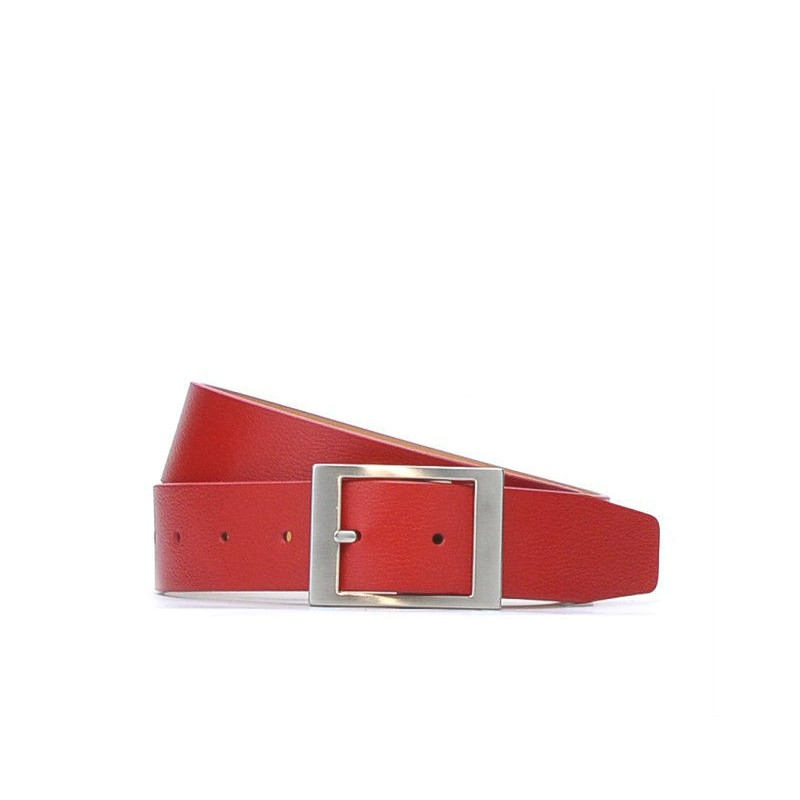 Women belt 02m red biz