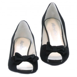 Women sandals 1255 black antilopa 