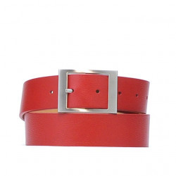 Women belt 02m red biz