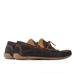 Men loafers, moccasins 863 cacao