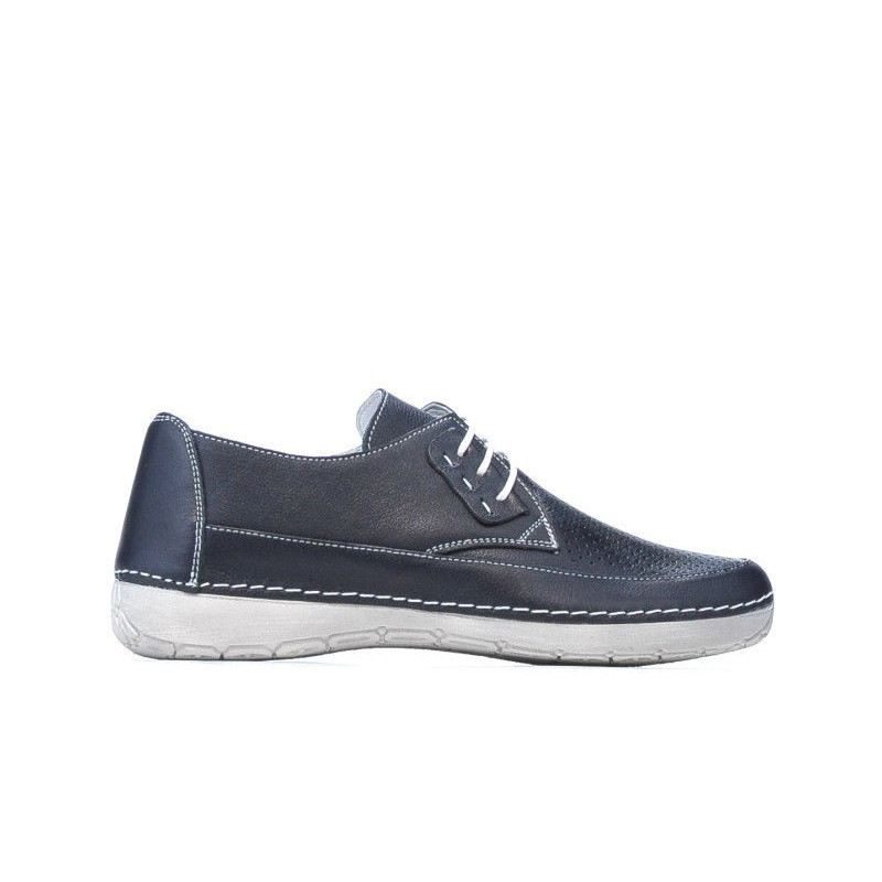 Women loafers, moccasins 672 indigo