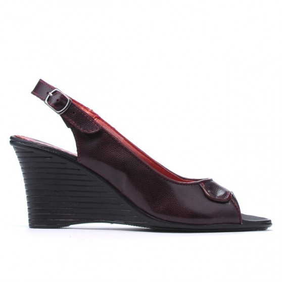 Women sandals 596 bordo