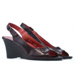 Women sandals 596 bordo