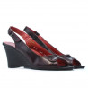 Women sandals 596 bordo