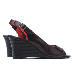 Women sandals 596 bordo