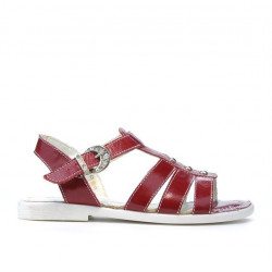 Children sandals 530 patent red