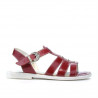Children sandals 530 patent red