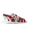 Children sandals 530 patent red