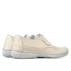 Women loafers, moccasins 672 beige