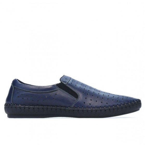 Men loafers, moccasins 820 indigo