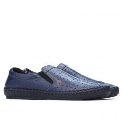 Men loafers, moccasins 820 indigo