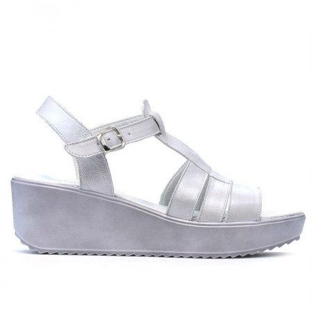 Women sandals 5023 white pearl