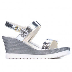 Women sandals 5031 silver