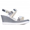 Women sandals 5031 silver