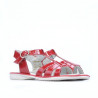 Small children sandals 53c patent red 