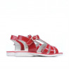 Small children sandals 53c patent red 