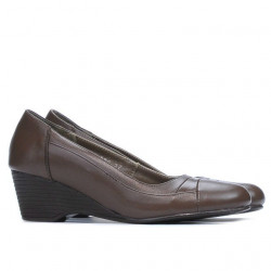 Women stylish, elegant, casual shoes 192 cappuccino