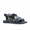 Small children sandals 53c patent black