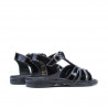 Small children sandals 53c patent black