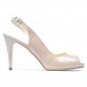 Women sandals 1250 patent ivory