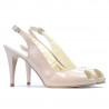 Women sandals 1250 patent ivory