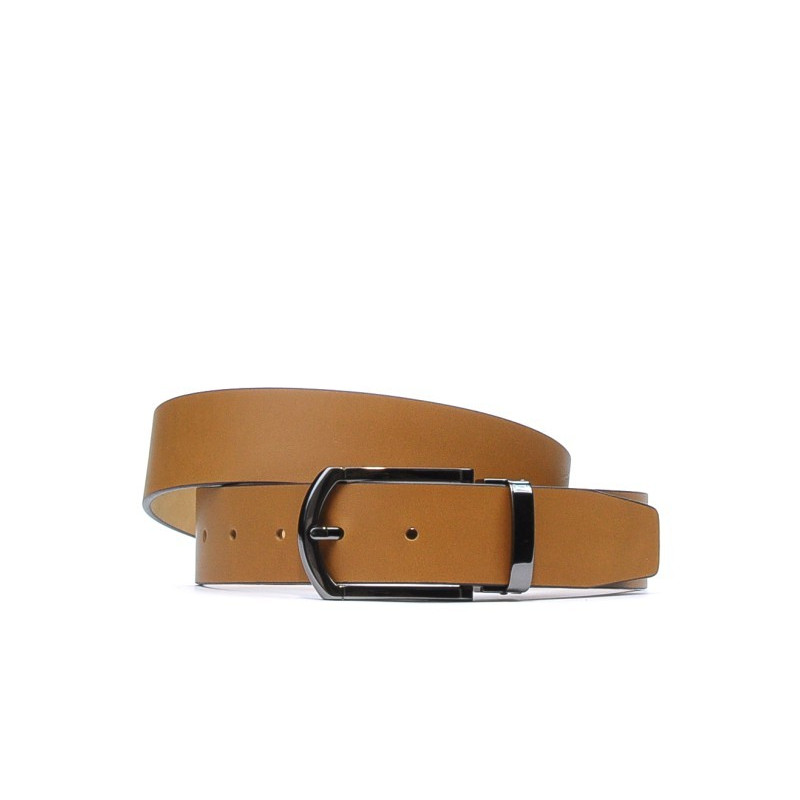 Men belt 12b brown deschis